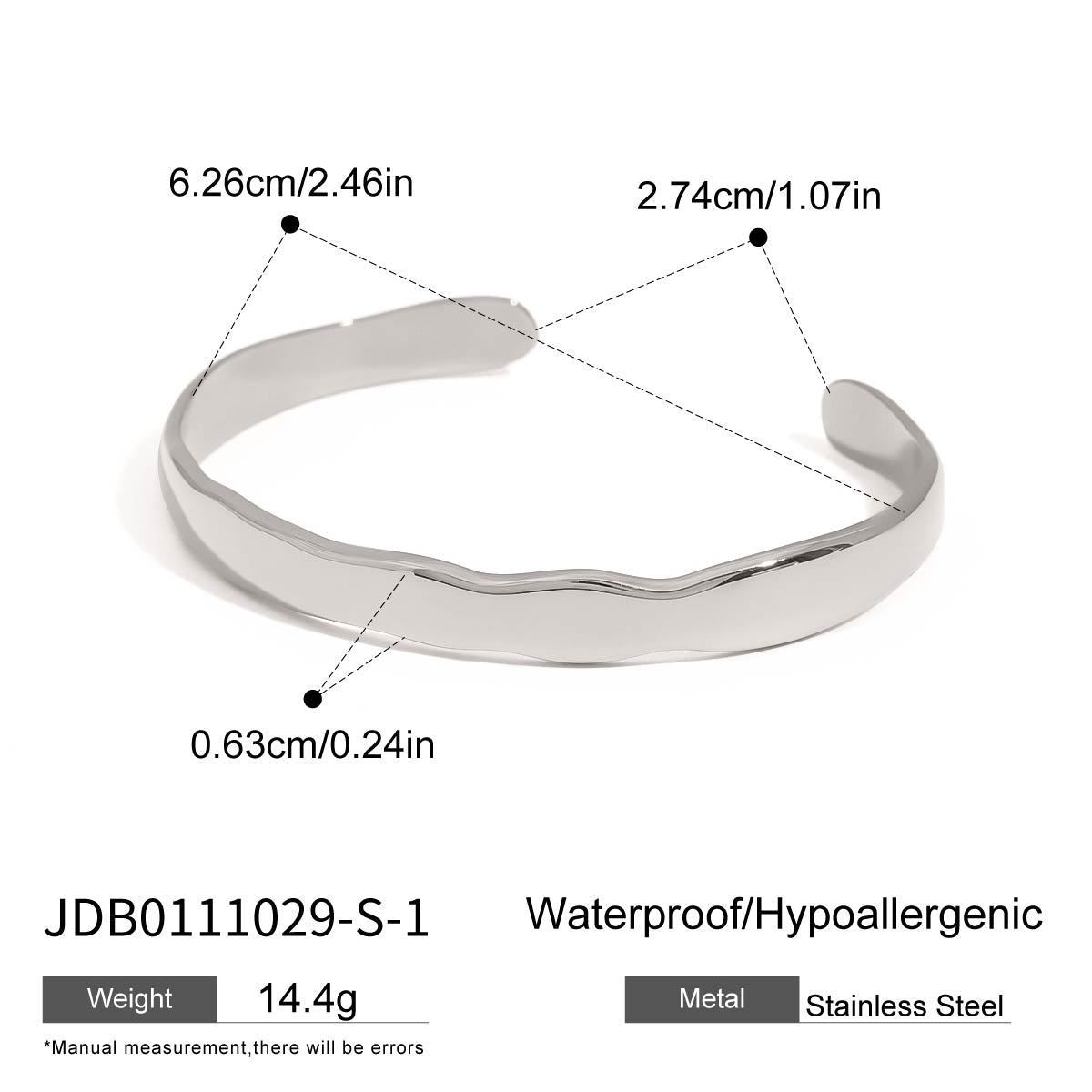 Stainless Heart-shaped Non-fading Titanium Steel Bracelet