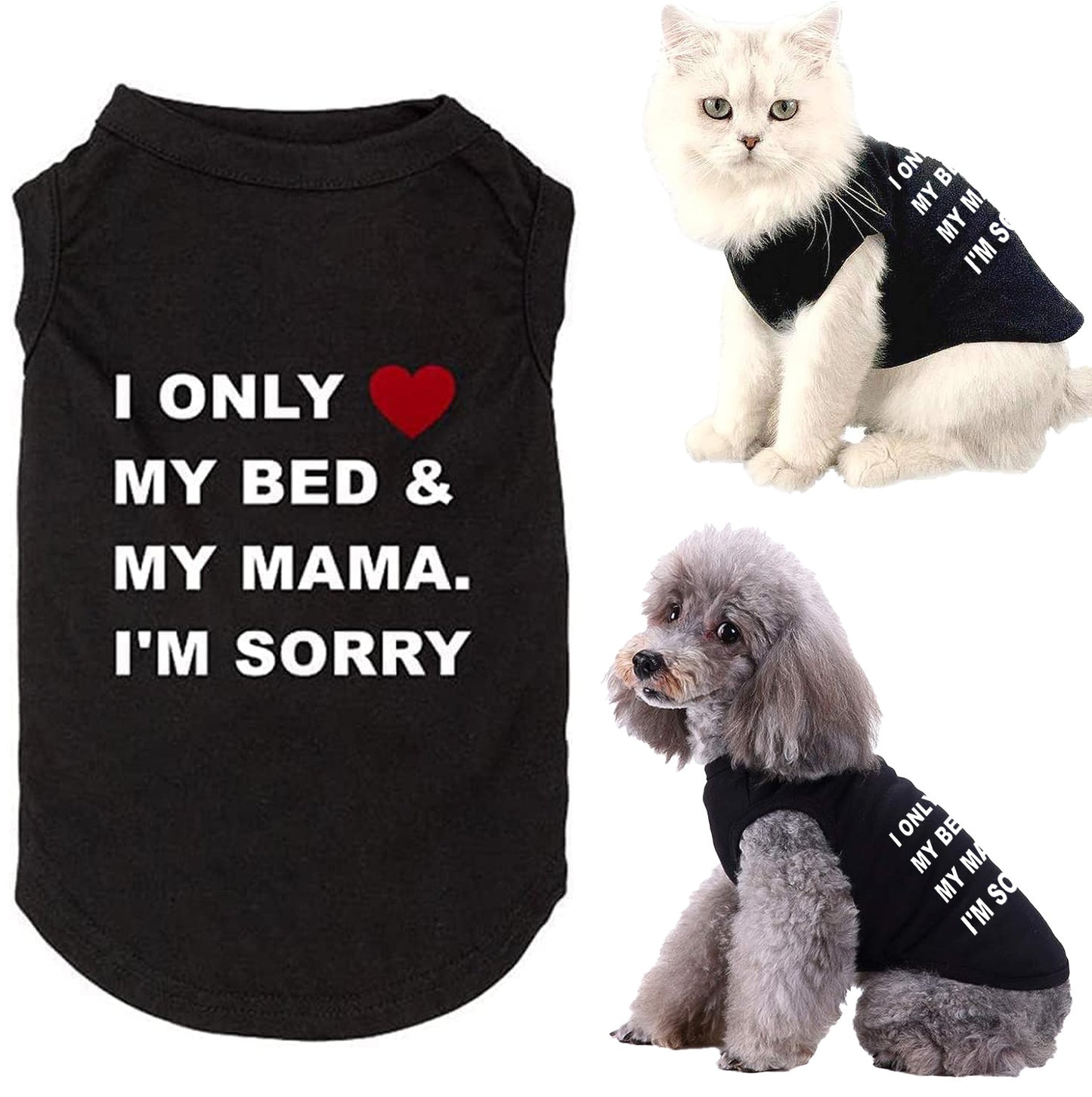 Cat Clothes Breathable Cute Summer Thin Poodle Cartoon Pet Vest