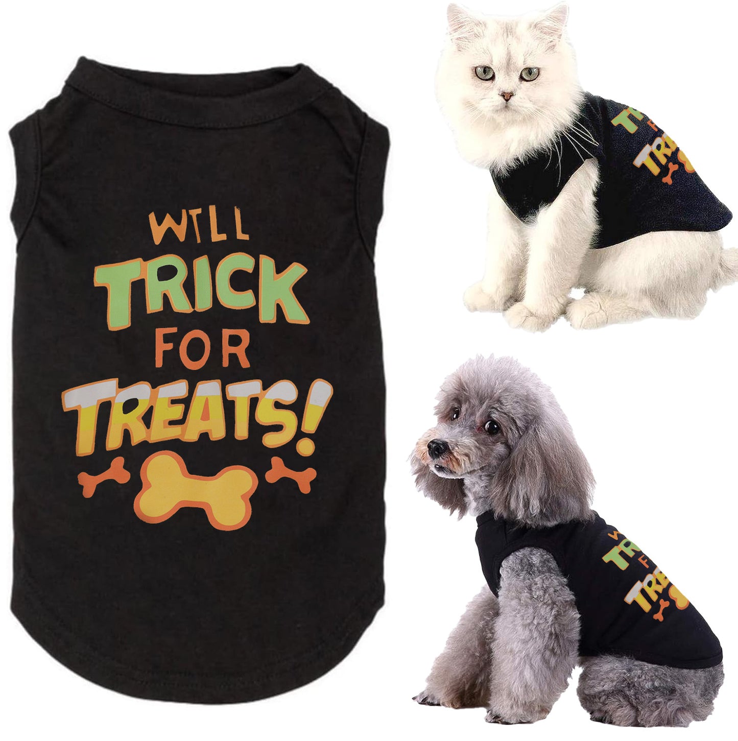 Cat Clothes Breathable Cute Summer Thin Poodle Cartoon Pet Vest