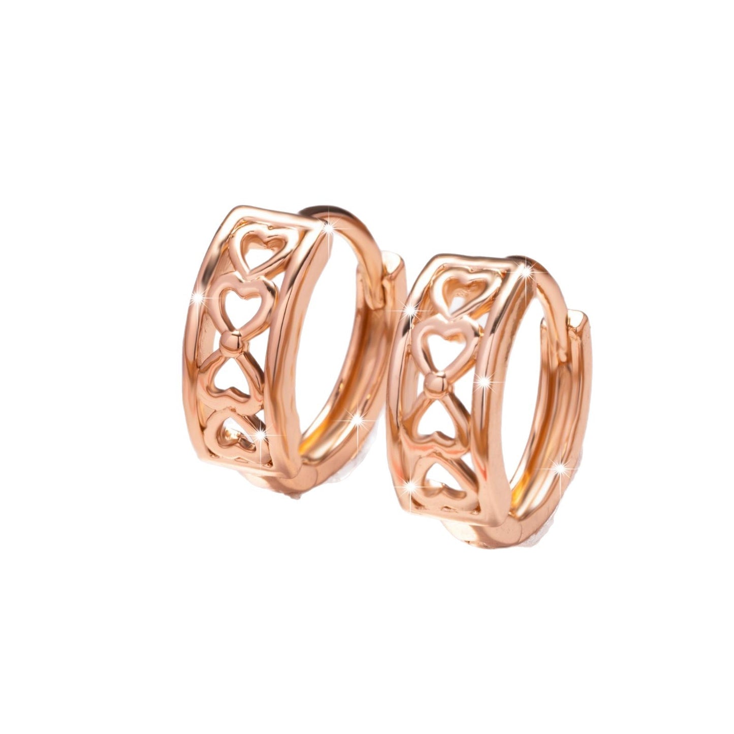Love Glossy Hollow Ear Clip