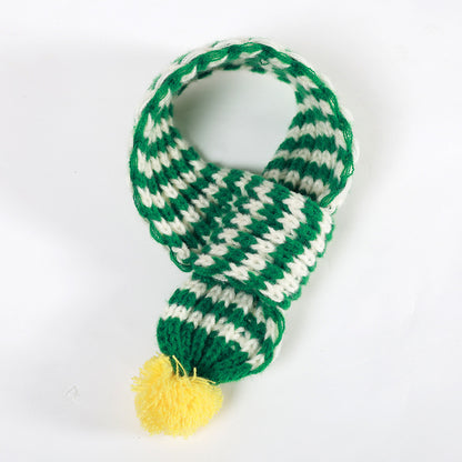 Puppy Christmas Scarf Accessories Autumn And Winter Warm